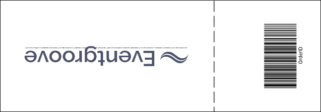 Stand Up Comedy Event Ticket Product Back