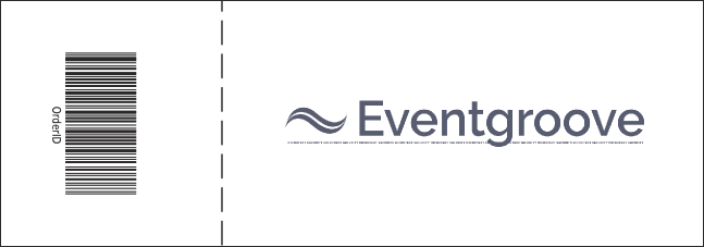 Green and White General Admission Ticket Product Back