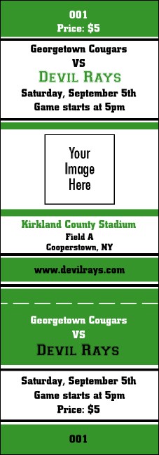 Sports Ticket 007 Product Front