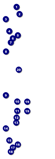 Red Tent Event Ticket Front Field Markers