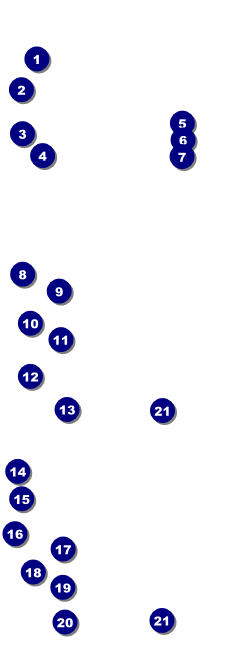 All Purpose Hex Event Ticket Front Field Markers