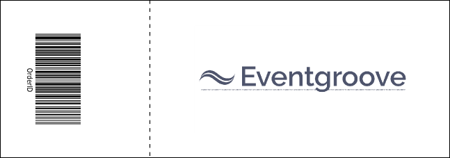 Abstract Event Ticket Product Back