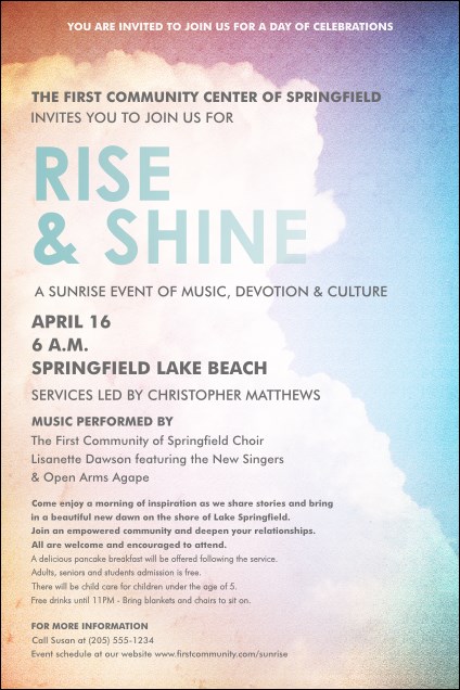 Clouds Poster Product Front