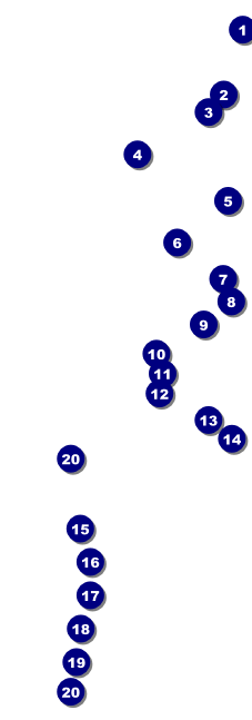 Clouds Raffle Ticket Front Field Markers