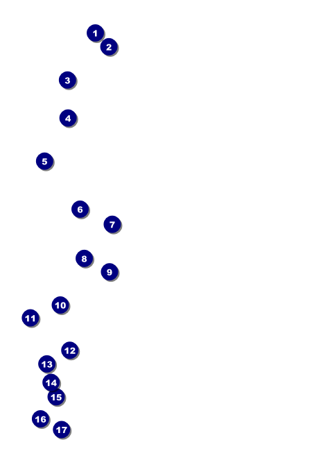 Abstract Lights Invitation Front Field Markers