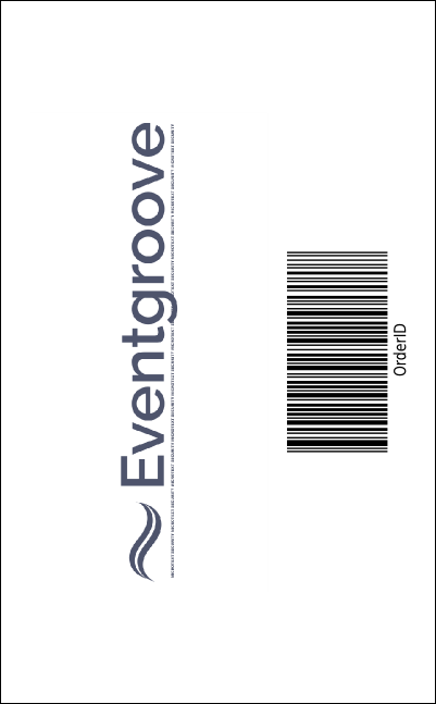 Gold Glitter Drink Ticket Product Back