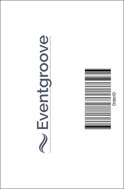 Abstract Drink Ticket Product Back