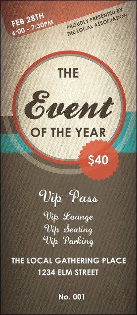 All Purpose Circle VIP Pass Product Front