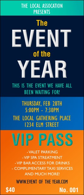 All Purpose Bright VIP Pass Product Front