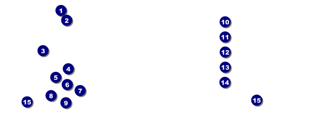 Mardi Gras Beads Raffle Ticket Front Field Markers