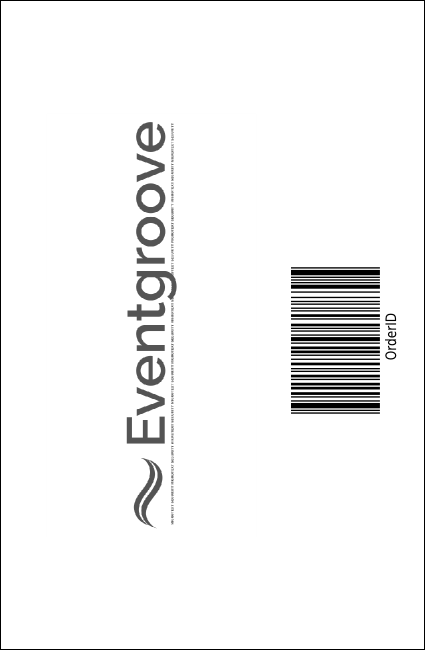 All Purpose Building and Streetlights Black and White Drink Ticket Product Back