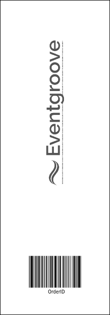 All Purpose Building and Streetlights Black and White Raffle Ticket Product Back