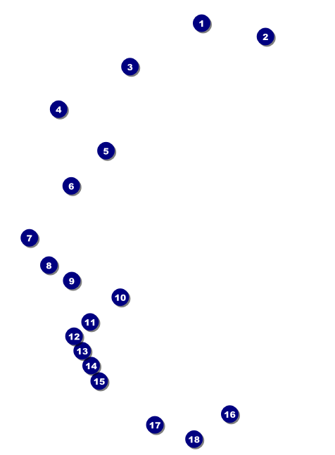 All Purpose Buildings Black and White Invitation Front Field Markers