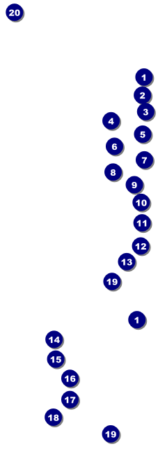 B&W Logo Raffle Ticket 002 Front Field Markers