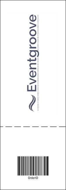 Your Image Raffle Ticket 001 Red Product Back