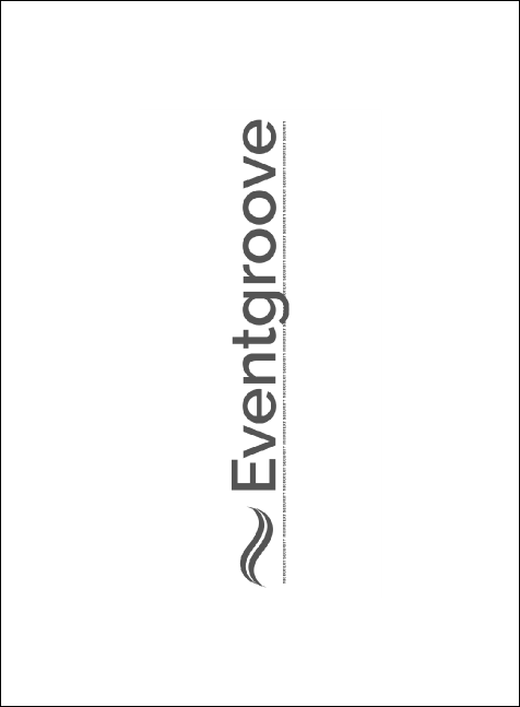 All Purpose Skyline Black and White  Invitation Product Back