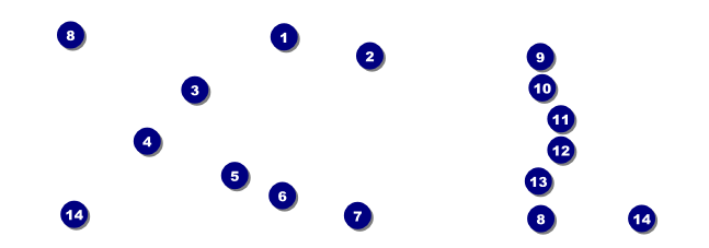 All Purpose Triangles Black and White Raffle Ticket Front Field Markers