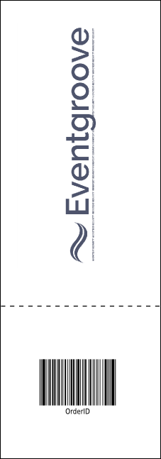 Abstract Lights Reserved Event Ticket Product Back