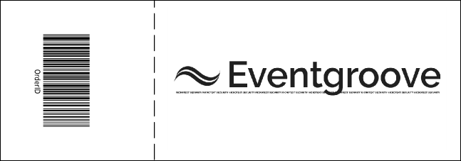 B&W Logo Raffle Ticket 001 Product Back