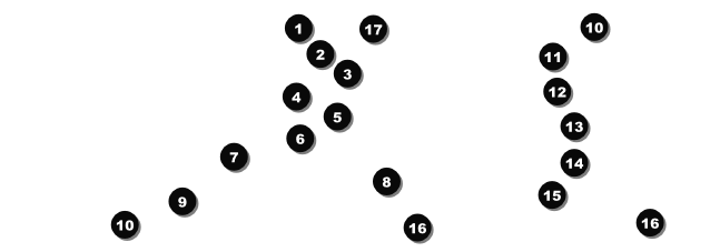 B&W Logo Raffle Ticket 001 Front Field Markers